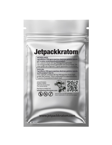 Kratom SILVER 60 mg extract capsules