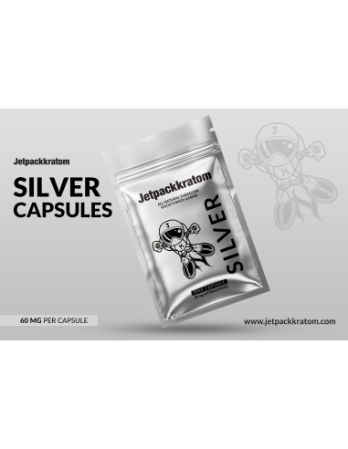 Kratom SILVER 60 mg extract capsules