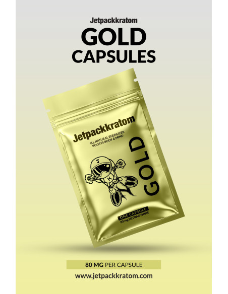 Kratom GOLD 80 mg extract capsules Kratom GOLD 80 mg extract capsules